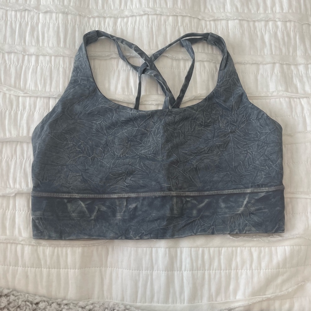 Lululemon Athletica Blue Grey Sports Bra